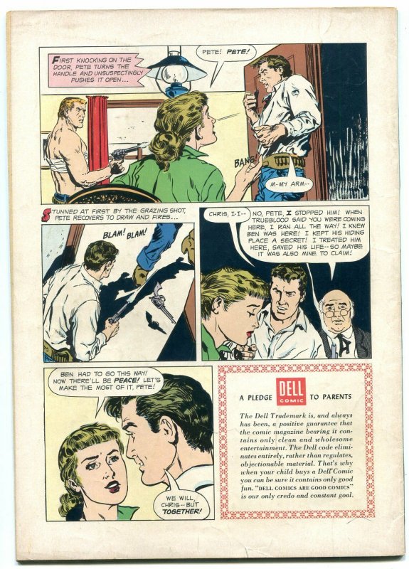 Luke Short's Brand of Empire- Four Color Comics #771 1957- Dell Western FN