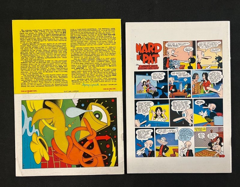 JAYZEY LYNCH'S NARD N' PAT #1-2 - 2PC LOT (7.5/8.0) 1974/1981