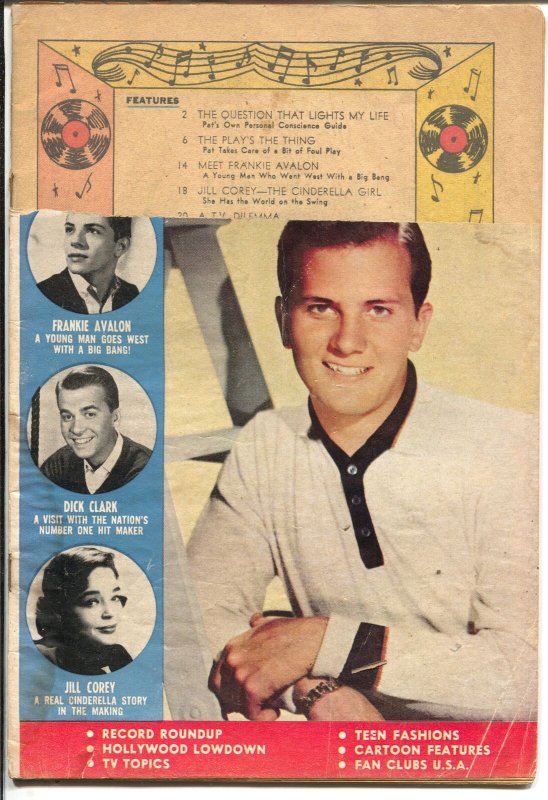 Pat Boone-#5-1960-DC-photo cover-distributor return copy-P