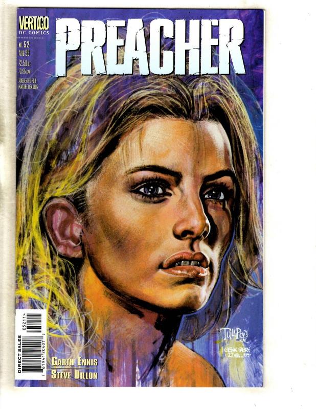 10 Preacher DC Vertigo Comic Books # 45 46 47 49 50 51 52 53 54 55 Ga Ennis MF18