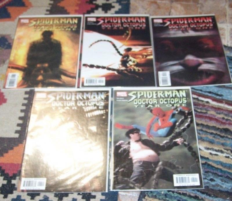 Spider-Man / Doctor Octopus: Year One #1 2 3 4 5 2004, Marvel MINI  SUPERIOR SET