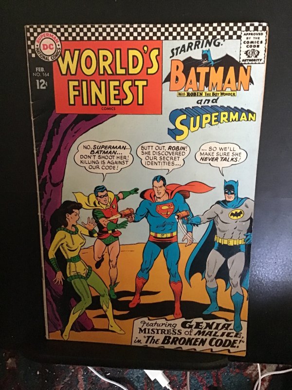 World's Finest Comics #164 (1967) First Gania , Brainiac’s child VF/NM...