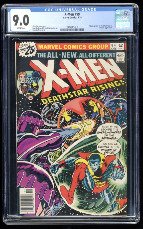 X-Men #99 CGC VF/NM 9.0 White Pages 1st Tom Cassidy Sentinels Appearance!