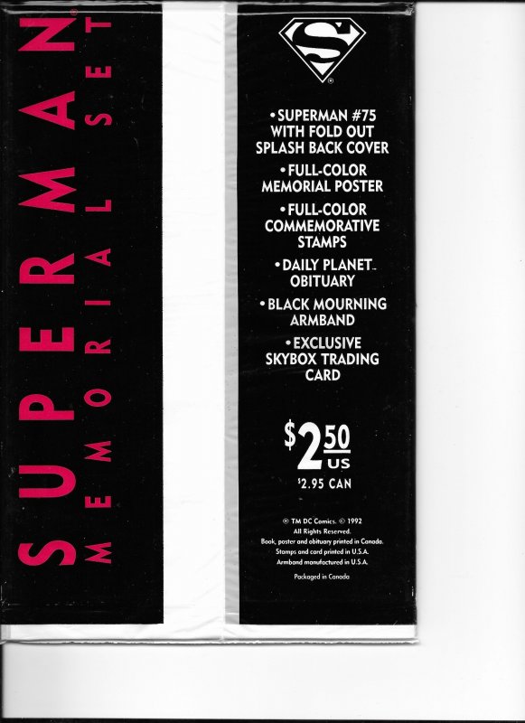 Superman #75 Black Bag Edition (1993)
