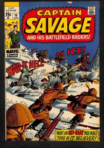 Captain Savage #16 (1969)