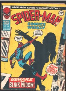 Spider-man Comics Weekly #109 1975-1st Black Widow-Thor-Jack Kirby-Iron Man