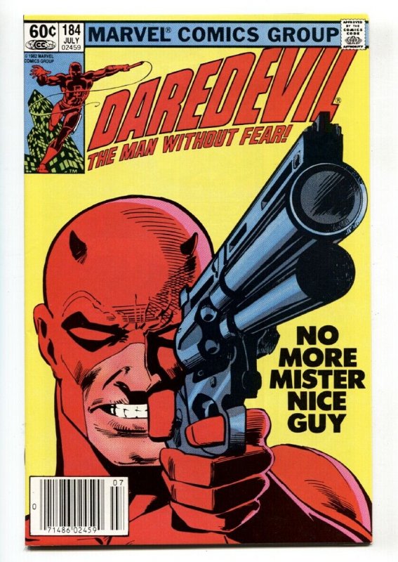 DAREDEVIL #184-Newsstand variant-comic book 1982 nm-