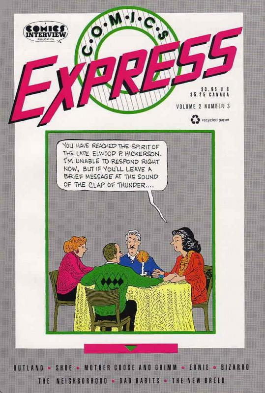 Comics Express #3 VF/NM; Eclipse | save on shipping - details inside