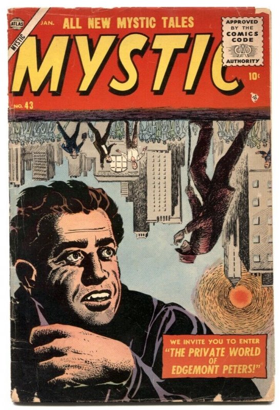 Mystic #43 1956- Atlas horror weird comic G/VG