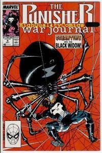 PUNISHER WAR JOURNAL #9, Jim Lee, Black Widow, NM+, Carl Potts, Guilt Trip