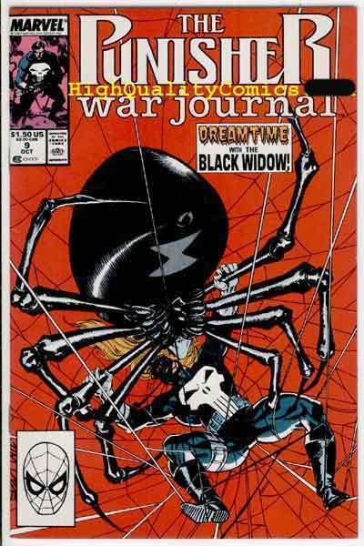 PUNISHER WAR JOURNAL #9, Jim Lee, Black Widow, NM+, Carl Potts, Guilt Trip