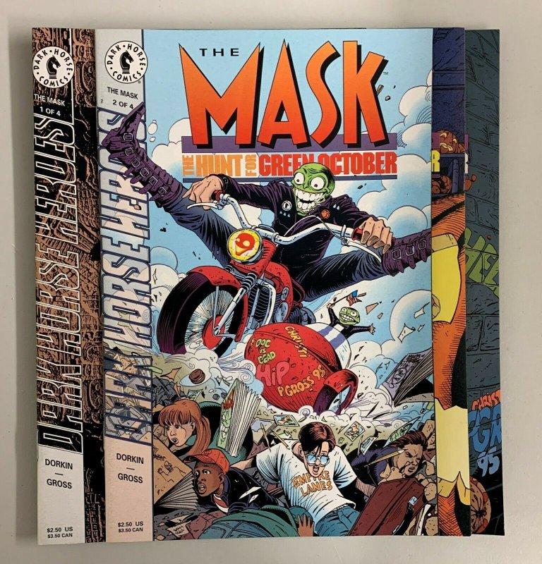 Mask The Hunt For Green October #1-4 Set (Dark Horse 1995) Evan Dorkin (8.0+) 