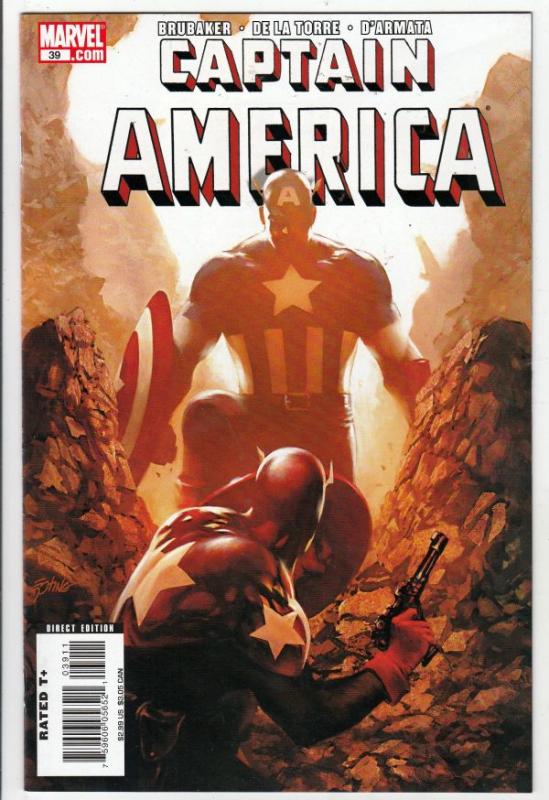 Captain America #39 (Aug-08) NM+ Super-High-Grade Captain America aka Bucky B...