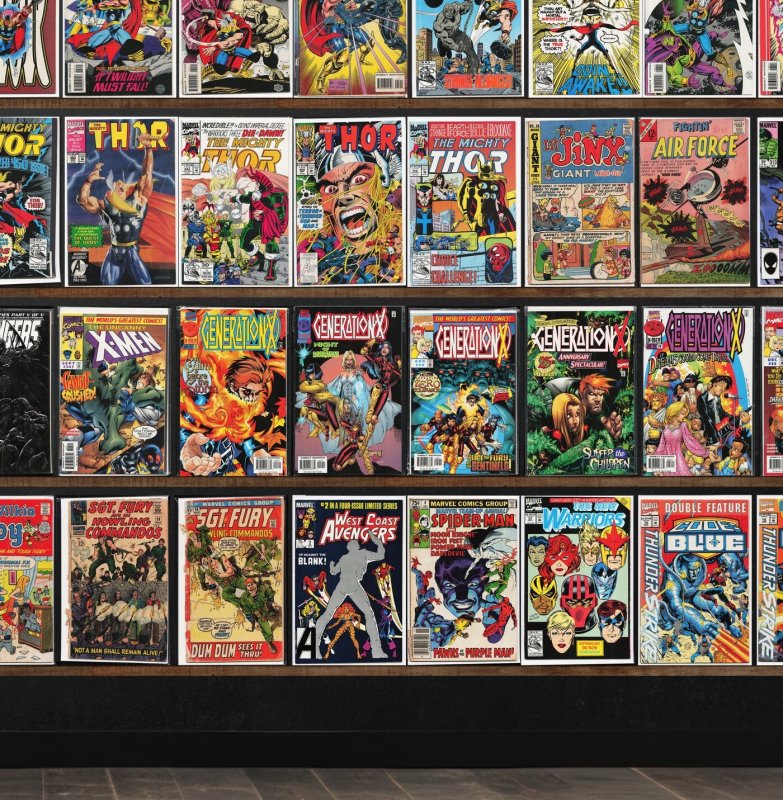 Huge Lot 140+ Comics with The Mighty Thor, Thunderstrike, The Thing & More!