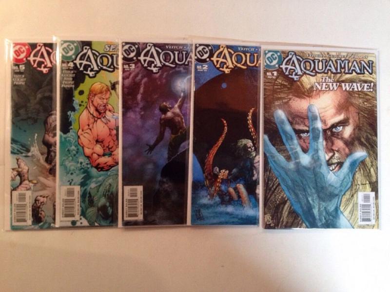 Aquaman 1-5 Near Mint Lot Set Run 2003 Veitch