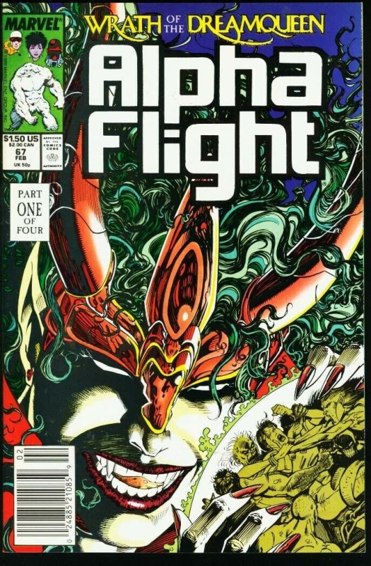 ALPHA FLIGHT #67-MARVEL COMICS-MUTANTS!-JIM LEE NM