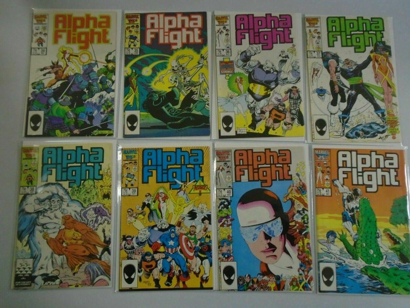 Alpha Flight lot 49 different from #2-50 all Direct 6.0 FN (1983-87 1st Series)