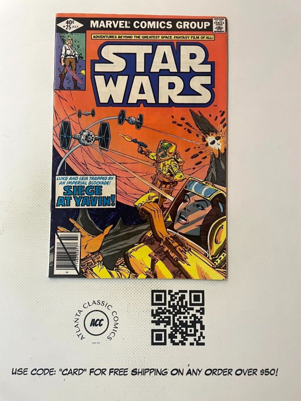 Star Wars # 25 NM Marvel Comic Book Darth Vader Luke Skywalker Han Solo 15 J892