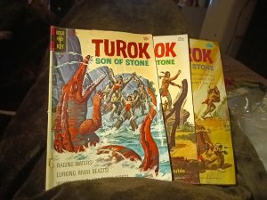 Turok Son Of Stone 70 89 92 Gold Key Comics Lot Run Set Collection Bronze Age