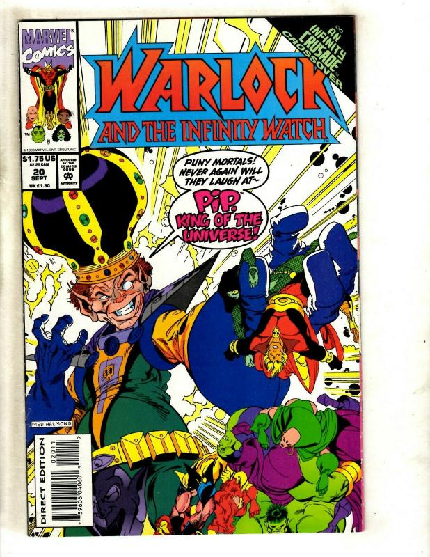 12 Warlock And The Infinity Watch Comics # 1 2 8 9 10 12 13 14 16 17 19 20 EK10