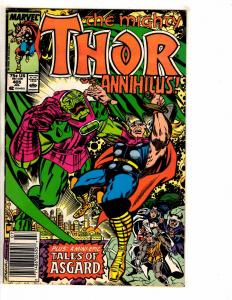 9 Mighty Thor Marvel Comic Books # 402 405 417 418 419 420 421 431 433 Hulk J275