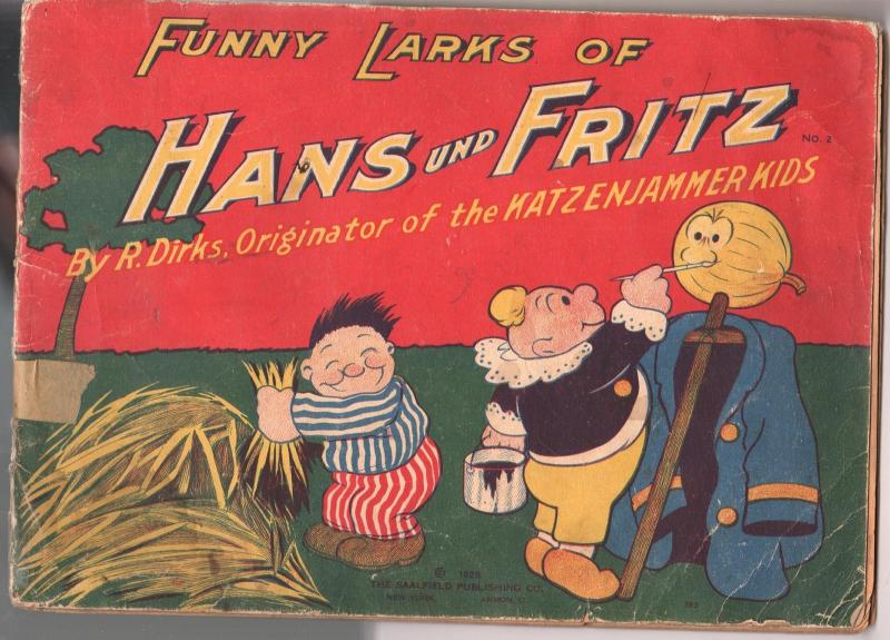 Funny Larks of Hans und Fritz 1929-Katzenjammer Kids-R. Dirks art-P/FR