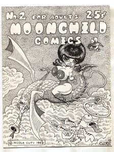 Moonchild Comics #2 Nicola Cuti-Underground comix-comic book-1969
