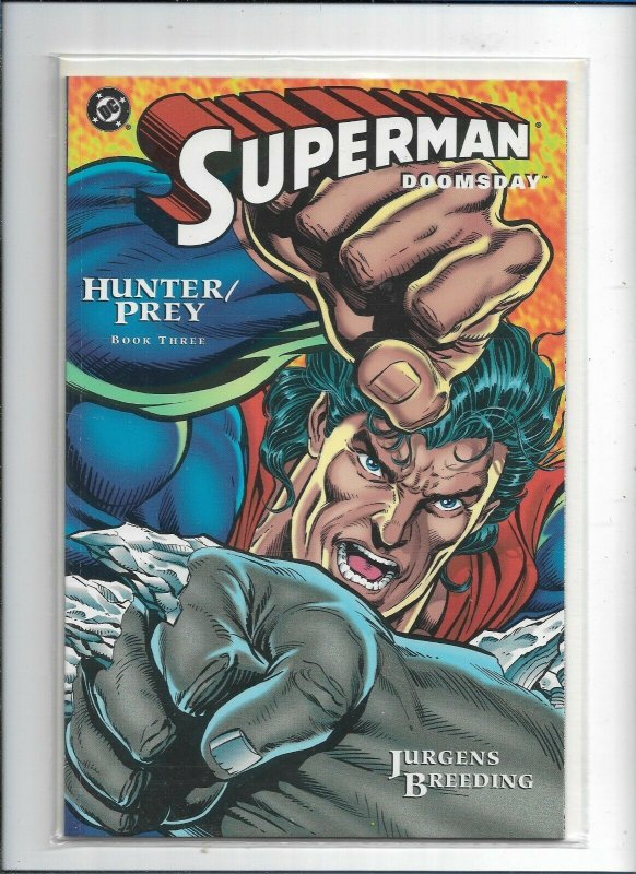 Superman Doomsday Hunter Prey 1 2 3 Complete Series 1994 DC PF Darkseid nw100
