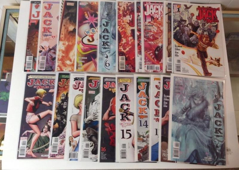 JACK OF FABLES #1-20 Complete Near Mint Lot Set Run  Willingham