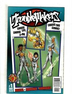 12 Troublemakers Acclaim Comics # 1 2 3 4 5 6 7 8 9 10 11 12 Superhero RB15