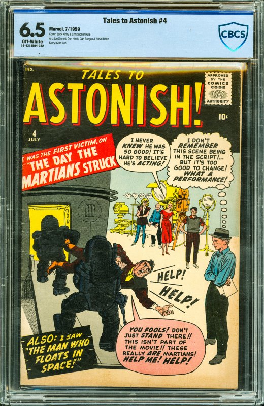 Tales to Astonish #4 (1959) CBCS Graded 6.5