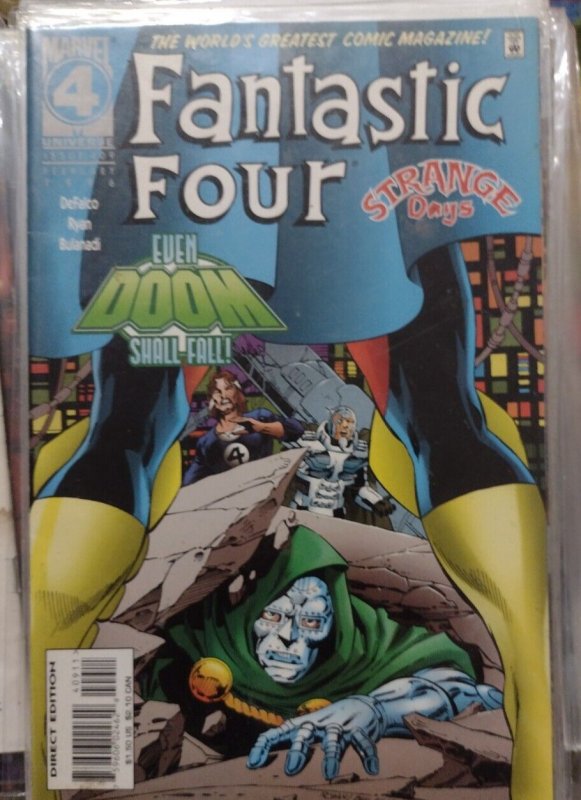 Fantastic Four  # 409 1996  MARVEL   strange days hyperstorm doctor doom