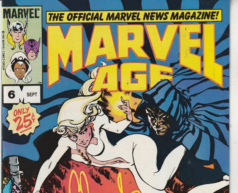 Marvel Age #6 (1983)  1st Walther Simonson Thor art