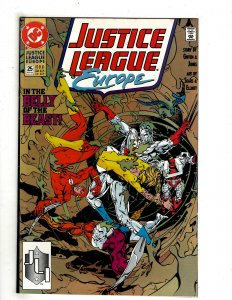 Justice League Europe #25 (1991) DC Comic Superman Flash OF7