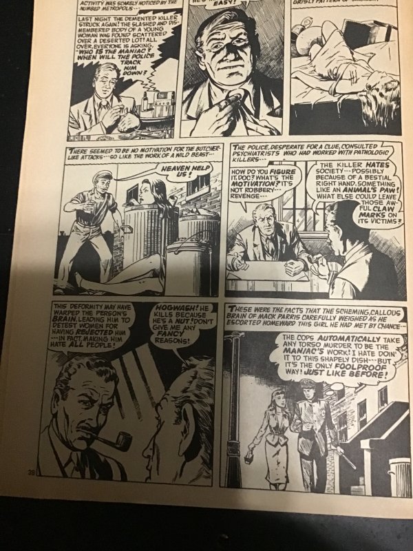 Shock #4 (1969) horror magazine! Decapitation panel bondage cover FN/VF Wow