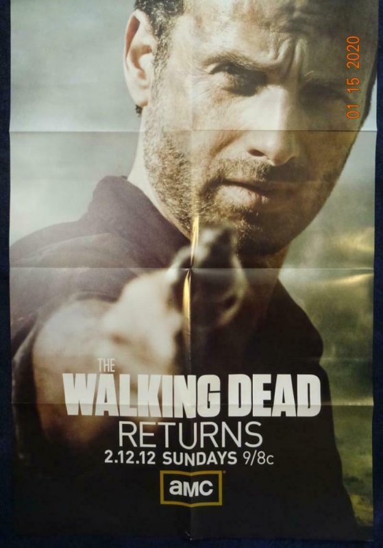 WALKING DEAD RETURNS Promo Poster, 24 x 36, 2012, AMC Unused more in our store 4