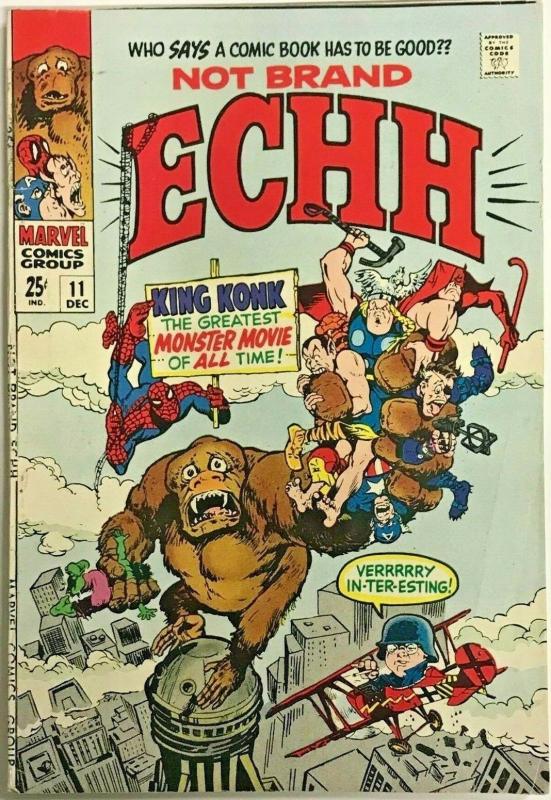 NOT BRAND ECHH#11  FN/VF 1968 MARVEL SILVER AGE  COMICS 