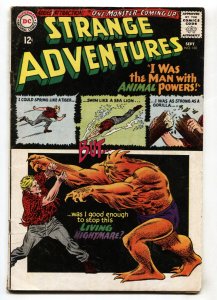 STRANGE ADVENTURES #180--1966--Origin --1st appearance ANIMAL MAN--DC