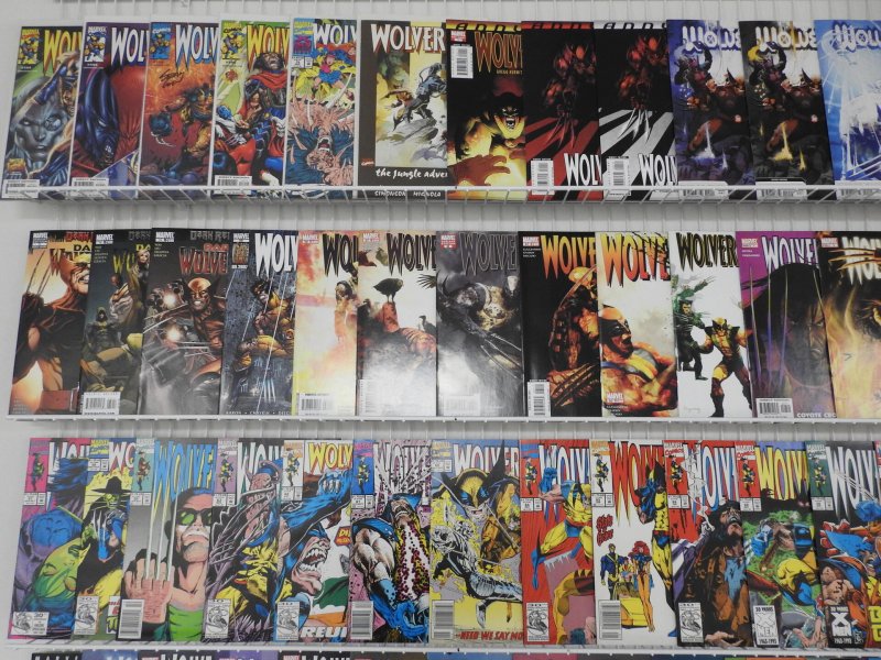 Huge Lot of 220+ Comics W/ All Wolverine!! Average VF- Condition!