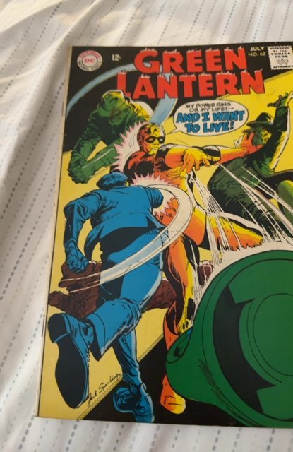 GREEN LANTERN #62 (1968) VS JAX CLASSIC GREEN LANTERN
