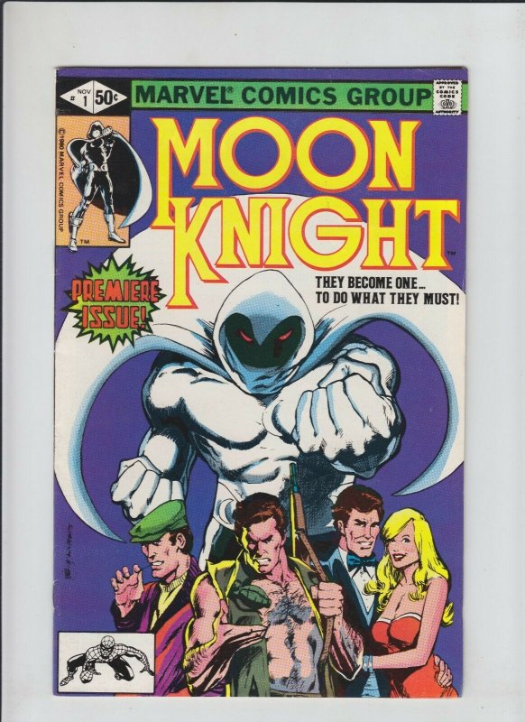 Moon Knight (1st Series) #1 FN; Marvel | Origin of Moon Knight 
