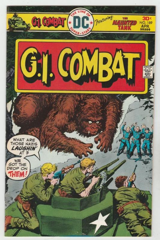 G.I. Combat #189 (Apr-76) VF/NM High-Grade The Haunted Tank