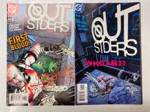 4 Outsiders DC comic books #6 7 9 10 71 KM19