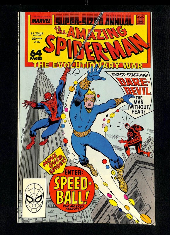 Amazing Spider-Man Annual #22 1st App. Speedball