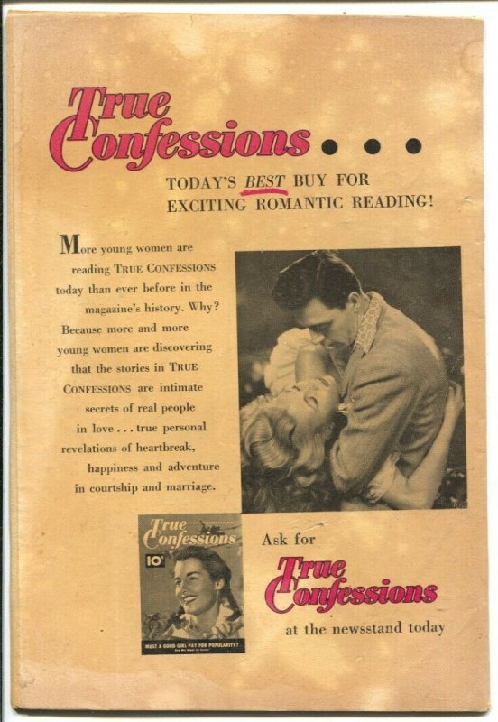 Romantic Secrets #34 1952-Fawcett-photo cover-Bob Powells art-spicy pix-G