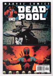 Deadpool #55 (2001)   Marvel Comics Punisher VS Deadpool  Punisher Appearance