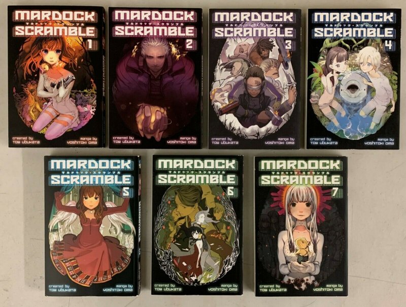 Mardock Scramble Vol. 1-7 Complete Set Paperback Tow Ubukata