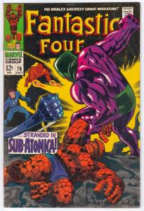 Fantastic Four #76 (Jul-68) FN+ Mid-High-Grade Fantastic Four, Mr. Fantastic ...