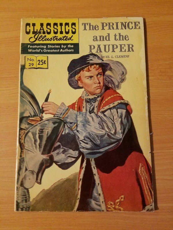 Classics Illustrated #29 - The Prince and the Pauper ~ FINE FN ~ 1968 HRN 166