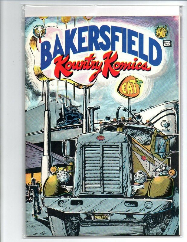 Bakersfield Kountry Komics #1 - Larry Welz - Cherry Prototype - 1973 - Very Fine